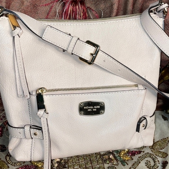 Michael Kors Cream Crossbody Bag - Picture 1 of 6